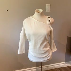 Sweater with Shoulder Cut Outs